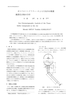 硫黄化合物の分析