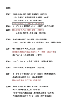 コープこうべ 協同購入センター北神戸 (神戸市北区) 大和化成(株) 明石