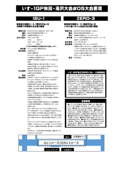 開催要項・エントリーシート