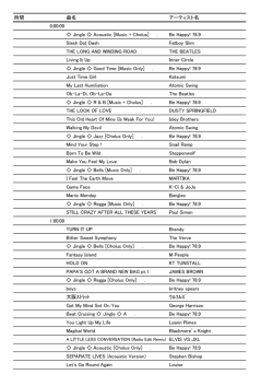 時間 曲名 アーティスト名 0:00:00 Jingle Acoustic [Music + Cholus