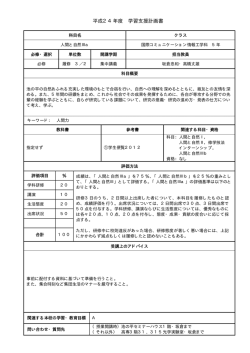 学習支援計画書 - 金沢工業高等専門学校