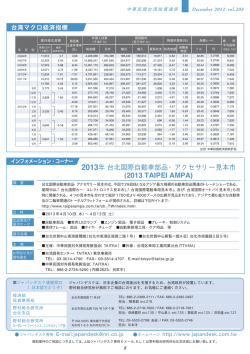 2013年台北国際自動車部品・アクセサリー見本市 (2013 TAIPEI AMPA)