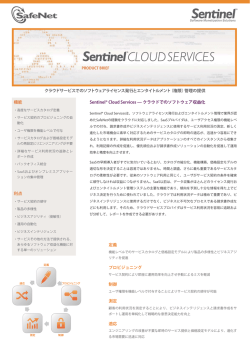 Sentinel Cloud Services