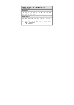 熱間圧延ステンレス鋼板（SUS-HP）