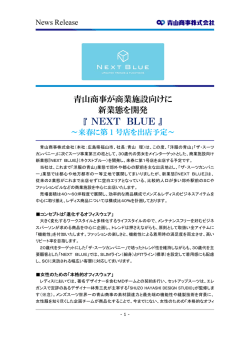 『NEXT BLUE』を開発（PDF/211KB）