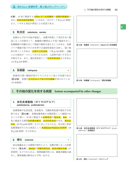 4 I．その他の変化を有する病変 lesions accompanied by other changes