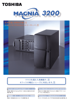 MAGNIA3200 - 東芝ソリューション株式会社