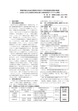 持続可能な社会の実現を目指す小学校家庭科授業の創造