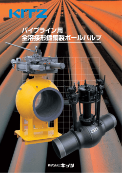 パイプライン用 全溶接形鍛鋼製ボールバルブ