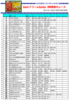 SuperドリームSunday 8時間耐久レース