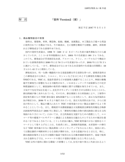 解 説 「塗料 Version2（案）」