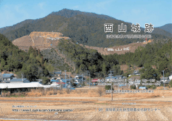 西 山 城 跡 西 山 城 跡