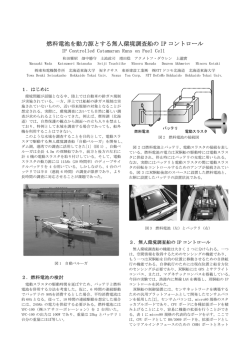 燃料電池を動力源とする無人環境調査船の IP コントロール