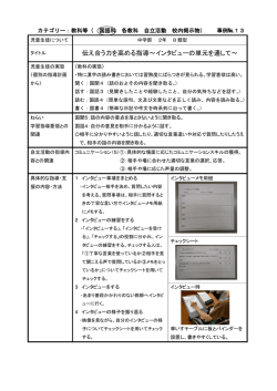伝え合う力を高める指導～インタビューの単元を通して～