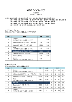 MSC シンフォニア