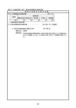 （款）10 災害復旧費 （項）1 農林水産業施設災害復旧費 （目）3