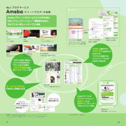 No.1ブログサービス （アメーバブログ）の全容