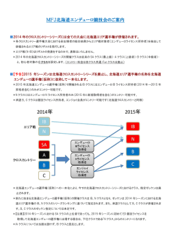 MFJ北海道エンデューロ競技会案内（PDF）