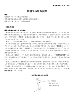陰陽太極鍼の実際