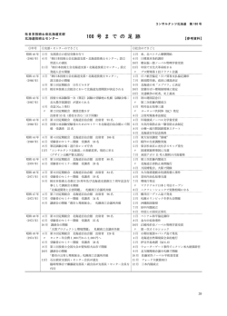 日本技術士会北海道支部 北海道技術士センター100号までの足跡