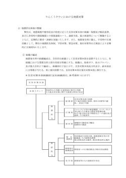 りんくうタウンにおける地震対策