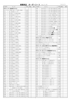 郵趣用品 オーダーシート stos_16_175