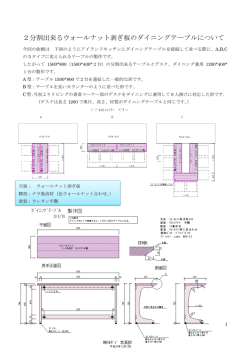 2分割出来るウォールナット剥ぎ板のダイニングテーブルについて