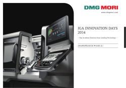INNOVATION DAYS 2014
