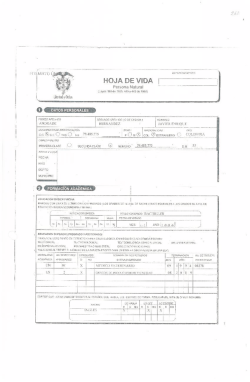 HOJA DE VIDA