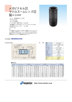 メガピクセル マクロズームレンズ