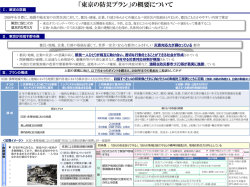 「東京の防災プラン」概要版 （PDF 704.2KB）