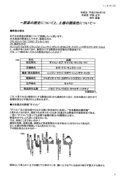ついてと、 土壌の関輝佳/ごついて~