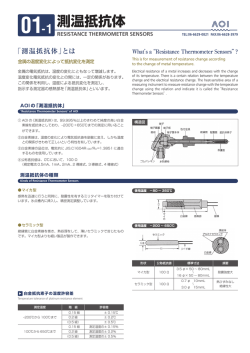 測温抵抗体