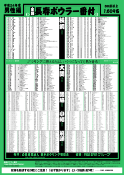 ボウリングに燃える心は、いくつになっても熱き青春！