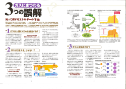 ガスにまつわる3つの誤解（PDF）
