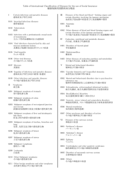 Table of International Classification of Diseases for the use of Social