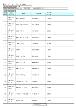 ST024 薪ストーブ・ペレットストーブ＿Cadel Cadel s.r.l （代理申請者