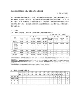 南城市技能労務職の給与等の見直しに向けた取組方針 （平成 20 年 3