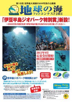 「伊豆半島ジオパーク特別賞」新設！