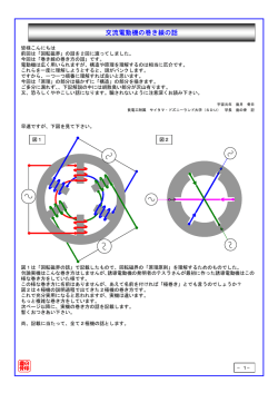 交流電動機の巻き線の話