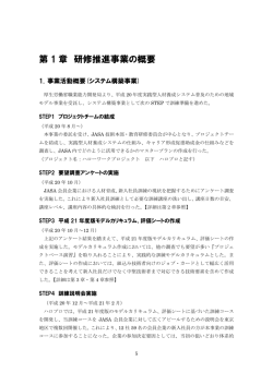 1章 事業活動概要 - 組込みシステム技術協会