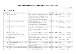 浜松市男女共同参画推進センター図書室所蔵ビデオライブラリーリスト