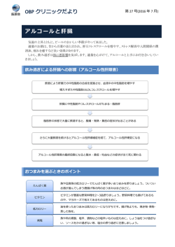 第27号アルコールと肝臓