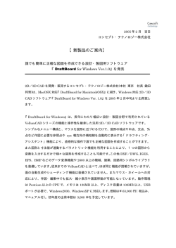 DraftBoard Unlimited V1.0 for Windowsを発売しました。