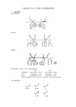単純X線画像読影基準