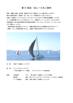 第 31 回淡・淡レースのご案内