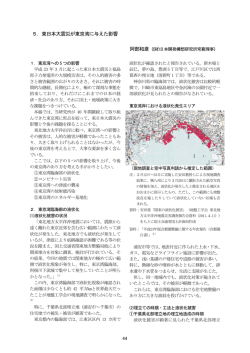 5．東日本大震災が東京湾に与えた影響 - 一般財団法人 日本開発構想