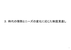 「サポイン事業」制度の変遷