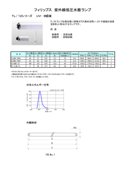 フィリップス 紫外線低圧水銀ランプ