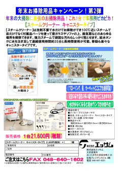 【スチームクリーナー】は洗剤不要で水だけでお掃除ができ100